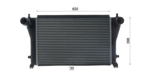 Intercooler, échangeur (Refroidisseur d'air) MAHLE Aftermarket ref. CI 667 000S