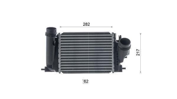 Intercooler, échangeur (Refroidisseur d'air) MAHLE Aftermarket ref. CI 684 000S