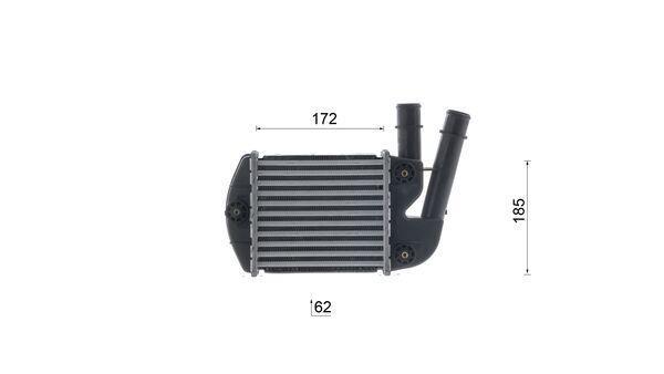 Intercooler, échangeur (Refroidisseur d'air) MAHLE Aftermarket ref. CI 685 000S