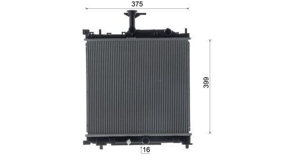 Radiateur moteur (Radiateur de refroidissement) MAHLE Aftermarket ref. CR 2685 000S