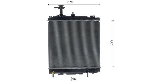 Radiateur moteur (Radiateur de refroidissement) MAHLE Aftermarket CR 2688 000S