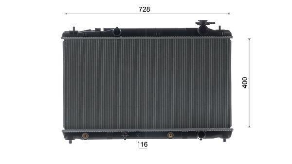 Radiateur moteur (Radiateur de refroidissement) MAHLE Aftermarket CR 2691 000S