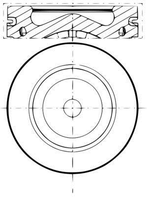 Pistón MAHLE Aftermarket ref. 039 PI 00130 000