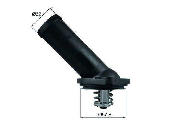 Thermostat d'eau (Calorstat) MAHLE Aftermarket ref. TI 225 92D