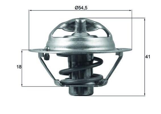 Thermostat d'eau (Calorstat) MAHLE Aftermarket ref. TX 162 82D