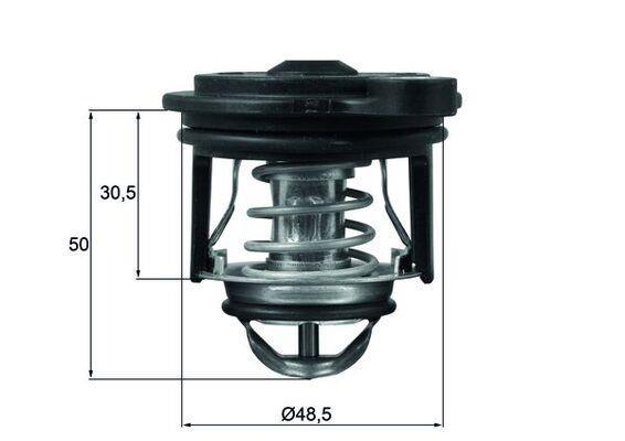 Thermostat d'eau (Calorstat) MAHLE Aftermarket ref. TI 246 50