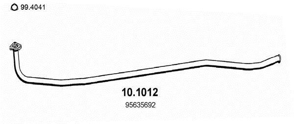 Tuyau d'échappement ASSO MARMITTE srl 10.1012