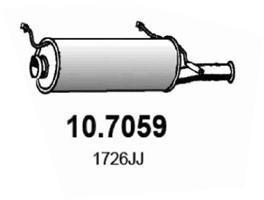 Silencieux arrière (Pot d'échappement) ASSO MARMITTE srl ref. 10.7059