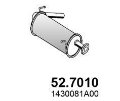 Silenciador trasero ASSO MARMITTE srl ref. 52.7010
