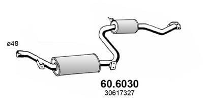 Silenciador del medio ASSO MARMITTE srl ref. 60.6030