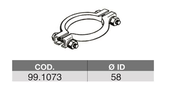 Raccord de tuyau, système d'échappement (Manchon d'échappement) ASSO MARMITTE srl ref. 99.1073