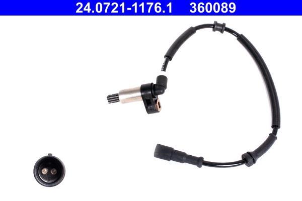 Capteur ABS (Capteur de vitesse de roue) ATE ref. 24.0721-1176.1