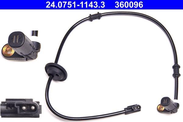 Sensor ABS ATE ref. 24.0751-1143.3