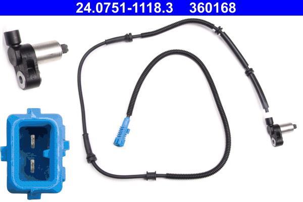 Sensor, revoluciones de la rueda ATE ref. 24.0751-1118.3