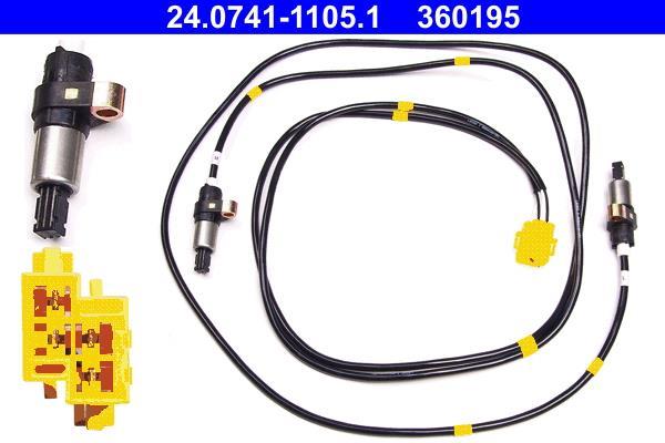 Capteur ABS (Capteur de vitesse de roue) ATE ref. 24.0741-1105.1