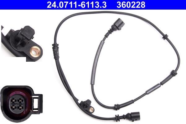 Sensor ABS ATE ref. 24.0711-6113.3