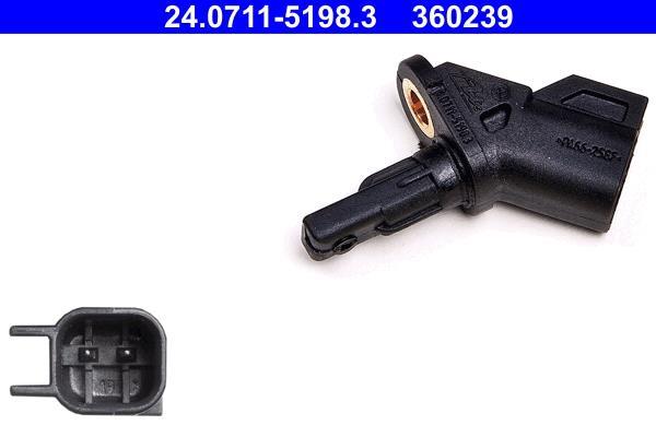 Sensor ABS ATE ref. 24.0711-5198.3