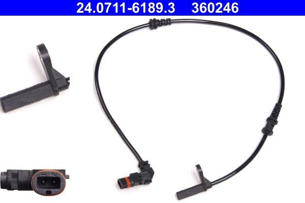 Sensor, revoluciones de la rueda ATE ref. 24.0711-6189.3