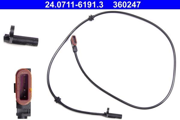 Sensor, revoluciones de la rueda ATE ref. 24.0711-6191.3