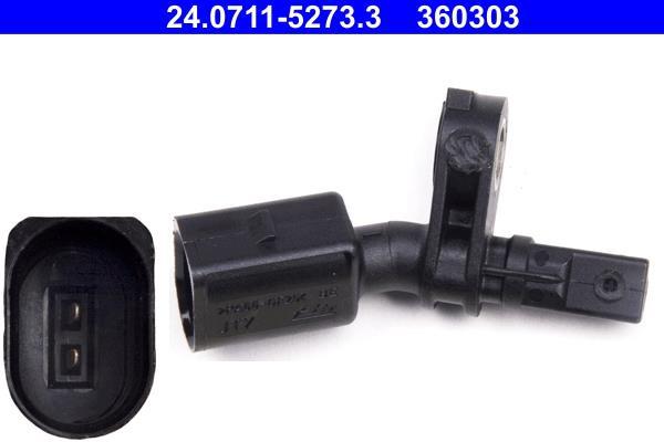 Capteur ABS (Capteur de vitesse de roue) ATE ref. 24.0711-5273.3