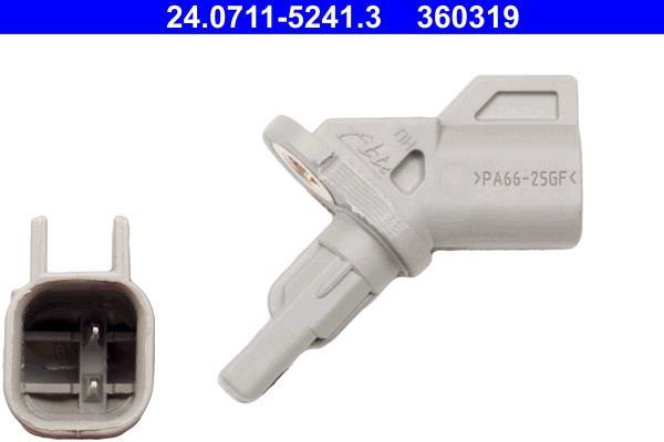 Capteur ABS (Capteur de vitesse de roue) ATE ref. 24.0711-5241.3
