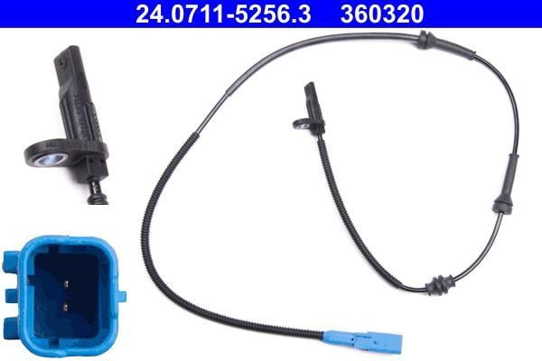 Capteur ABS (Capteur de vitesse de roue) ATE ref. 24.0711-5256.3