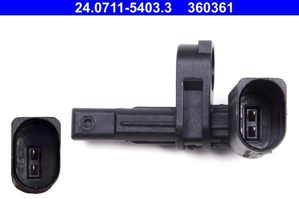 Capteur ABS (Capteur de vitesse de roue) ATE ref. 24.0711-5403.3
