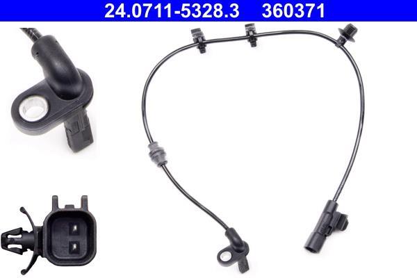 Sensor ABS ATE ref. 24.0711-5328.3