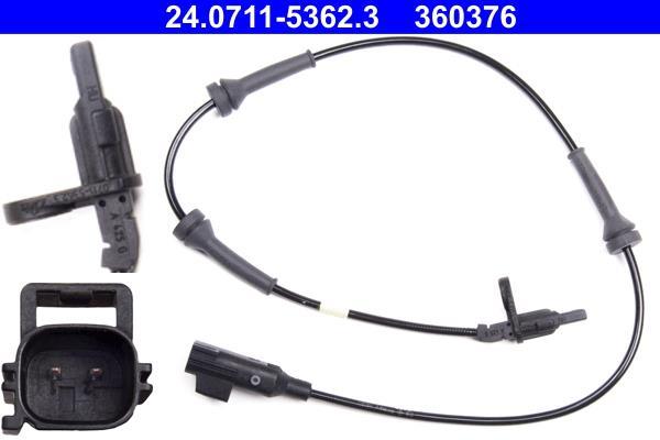 Sensor, revoluciones de la rueda ATE ref. 24.0711-5362.3