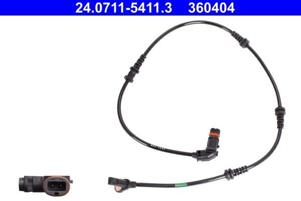 Capteur ABS (Capteur de vitesse de roue) ATE ref. 24.0711-5411.3