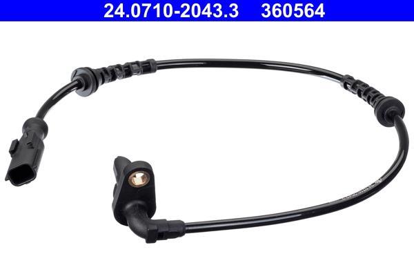 Capteur ABS (Capteur de vitesse de roue) ATE ref. 24.0710-2043.3