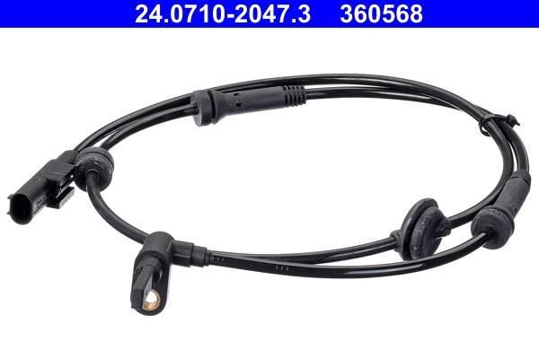 Capteur ABS (Capteur de vitesse de roue) ATE ref. 24.0710-2047.3
