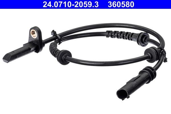 Capteur ABS (Capteur de vitesse de roue) ATE ref. 24.0710-2059.3
