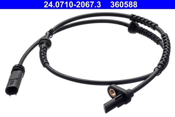Capteur ABS (Capteur de vitesse de roue) ATE ref. 24.0710-2067.3