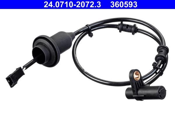 Capteur ABS (Capteur de vitesse de roue) ATE ref. 24.0710-2072.3