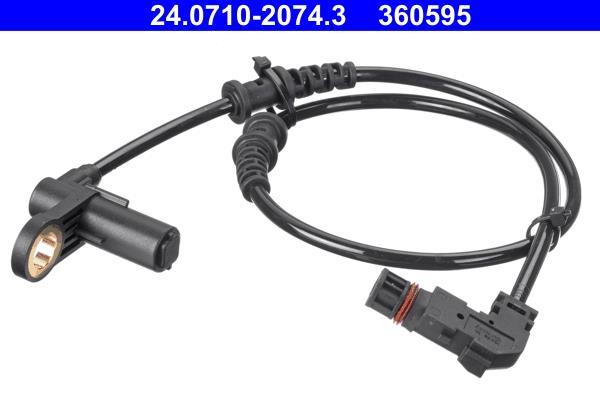 Capteur ABS (Capteur de vitesse de roue) ATE ref. 24.0710-2074.3