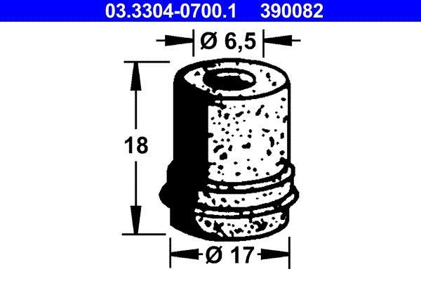 Joint de raccord du réservoir de liquide de frein ATE 03.3304-0700.1