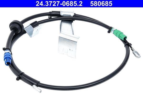 Cable de freno de mano ATE ref. 24.3727-0685.2