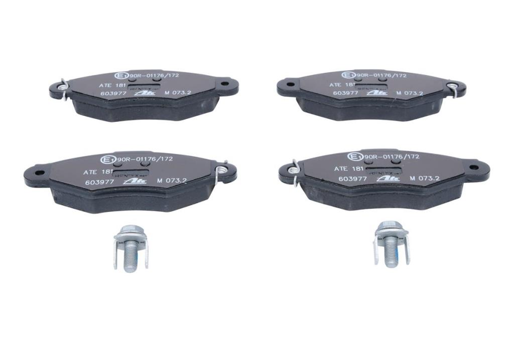 Jeu de 4 plaquettes de frein ATE ref. 13.0460-3977.2