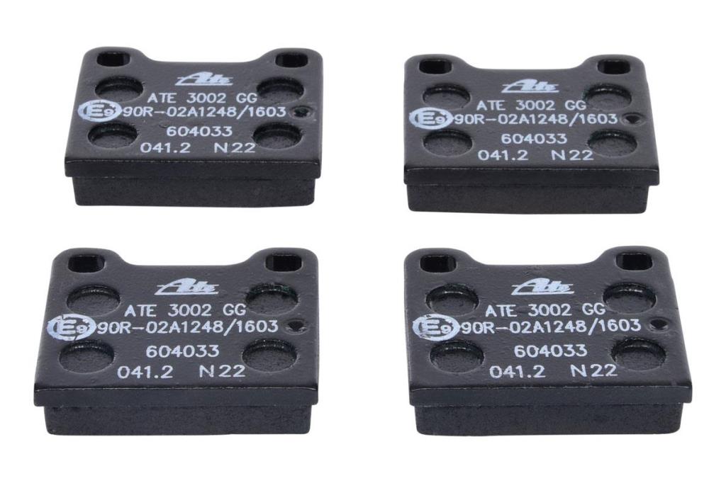 Jeu de 4 plaquettes de frein ATE ref. 13.0460-4033.2