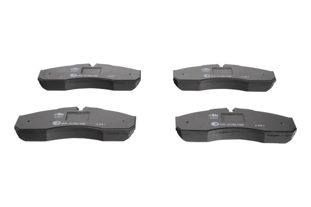 Juego de 4 pastillas de freno (Almohadilla de freno) ATE ref. 13.0460-4975.2