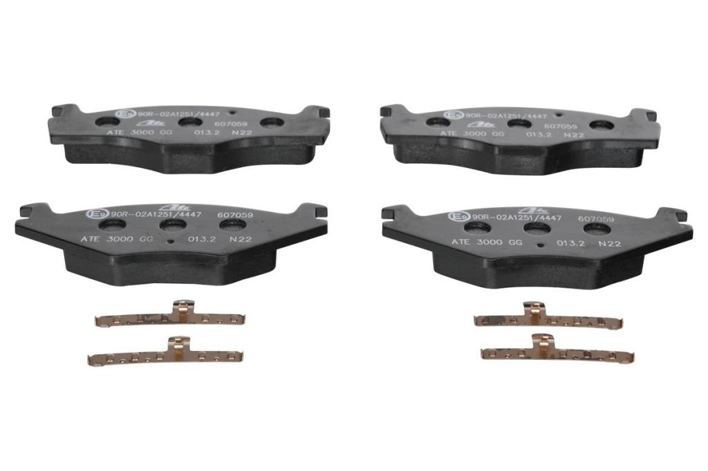 Jeu de 4 plaquettes de frein ATE ref. 13.0460-7059.2