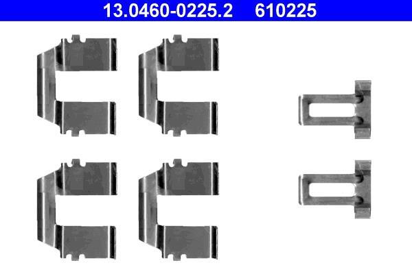 Kit d'accessoires pour plaquette de frein à disque ATE ref. 13.0460-0225.2