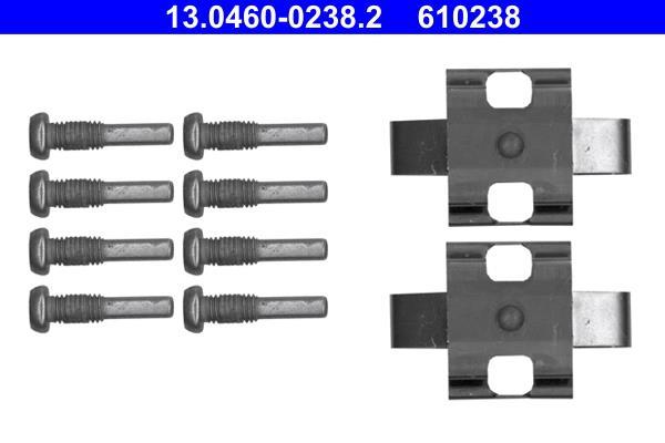 Kit d'accessoires pour plaquette de frein à disque ATE ref. 13.0460-0238.2