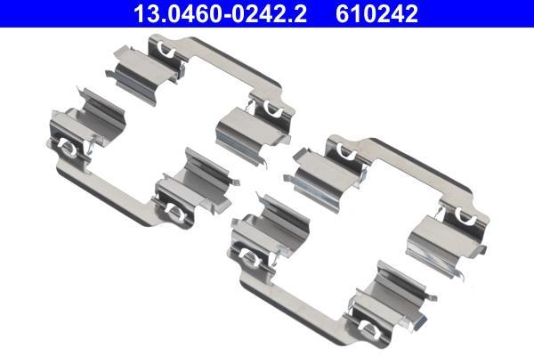 Kit d'accessoires pour plaquette de frein à disque ATE ref. 13.0460-0242.2
