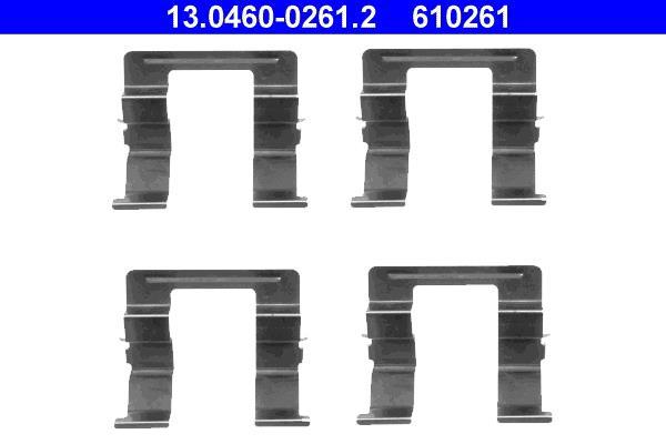 Kit d'accessoires pour plaquette de frein à disque ATE ref. 13.0460-0261.2
