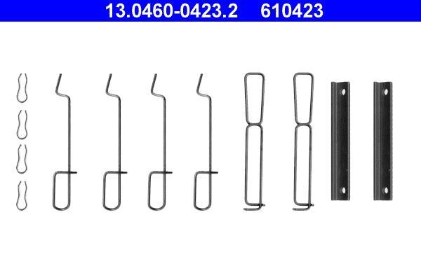 Kit d'accessoires pour plaquette de frein à disque ATE ref. 13.0460-0423.2