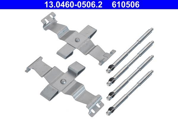 Kit acessórios de pastilhas de travão ATE ref. 13.0460-0506.2