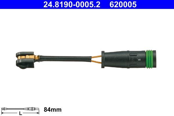 Contacteur de témoin d'usure (Témoin d'usure plaquettes) ATE ref. 24.8190-0005.2