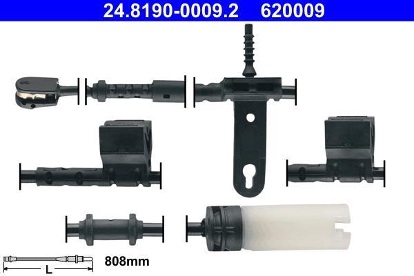 Contacteur de témoin d'usure (Témoin d'usure plaquettes) ATE ref. 24.8190-0009.2